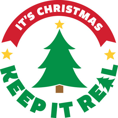 Christmas Tree Promotion Board Logo (www.itschristmaskeepitreal.com) 